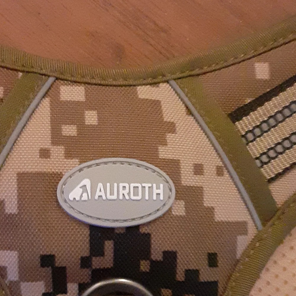 Auroth Tactical camouflage dog harness adjustable straps Large 24